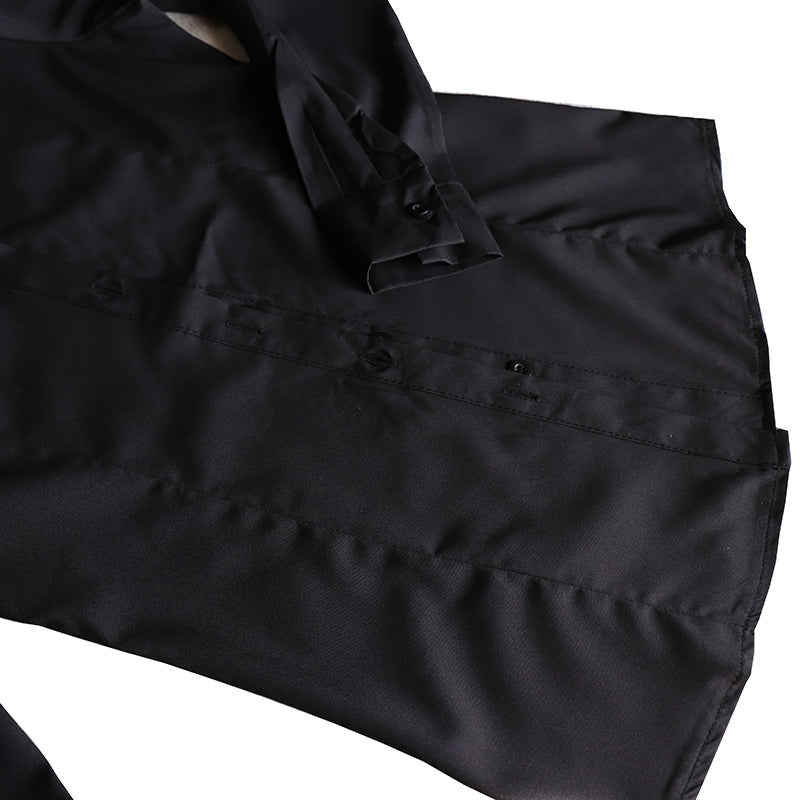 女性専用 仕事用シャツ ウエストに縫われた4箇所のダーツで体をフィット ボディラインを美しく見せる 豊富なサイズ【 白・黒 】 長袖 標準 まとめ買い スリム 女 専用 営業 おしゃれ 人気 ビジネス 入学式 成人式 卒業式 働く女性 ドレス