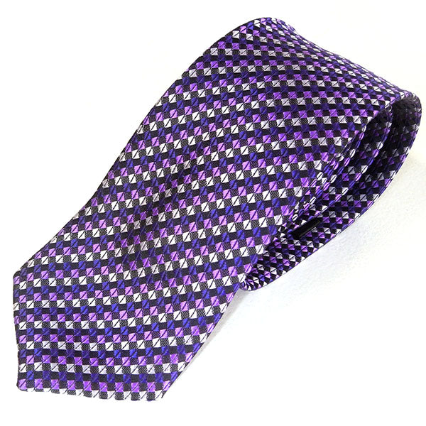 紫-縞柄-ネクタイ-ポリエステル-100-全長-約143cm-剣幅-約6cm-スタイリッシュ系-清涼感-男女-祝-おしゃれ-かわいい-結婚式-カジュ-シンプル-スーツ-人気-プレゼント-ギフト-入園式-入学式-成人式