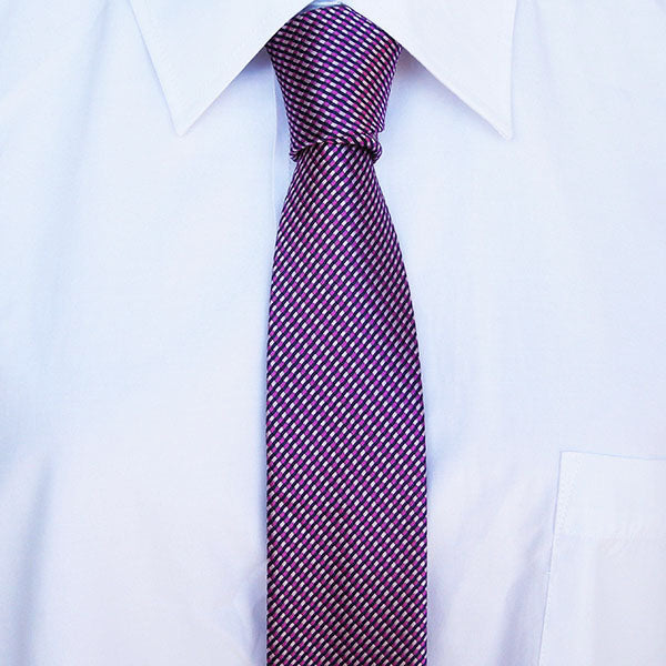 紫-斜め縞-柄-ネクタイ-ポリエステル-100-全長-約143cm-剣幅-約6cm-スタイリッシュ系-清涼感-男女-祝-おしゃれ-かわいい-結婚式-カジュ-シンプル-スーツ-人気-プレゼント-ギフト-入園式-入学式-成人式