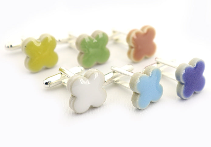 超特価-あお-陶器-カフス-シリーズ-激安お値打ち-可愛い-柔らかい-印象