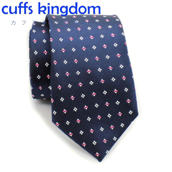 紺-赤-丸-ネクタイ-ポリエステル-100-全長-約143cm-剣幅-約6cm-スタイリッシュ系-清涼感-男女-祝-おしゃれ-かわいい-結婚式-カジュ-シンプル-スーツ-人気-プレゼント-ギフト-入園式-入学式-成人式