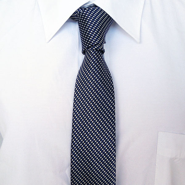 紺-斜柄-ネクタイ-ポリエステル-100-全長-約143cm-剣幅-約6cm-スタイリッシュ系-清涼感-男女-祝-おしゃれ-かわいい-結婚式-カジュ-シンプル-スーツ-人気-プレゼント-ギフト-入園式-入学式-成人式