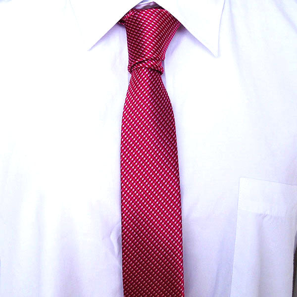 赤-斜-柄-ネクタイ-ポリエステル-100-全長-約143cm-剣幅-約6cm-スタイリッシュ系-清涼感-男女-祝-おしゃれ-かわいい-結婚式-カジュ-シンプル-スーツ-人気-プレゼント-ギフト-入園式-入学式-成人式