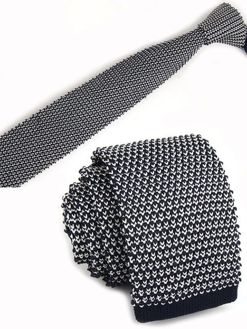 黒-白-編み込み-ニットタイ-模様-編み-タイプ-スタイリッシュ系-シンプル-クール-男女-祝-おしゃれ-かわいい-結婚式-カジュアル-スーツ-人気-プレゼント-ギフト-入園式-入学式-成人式