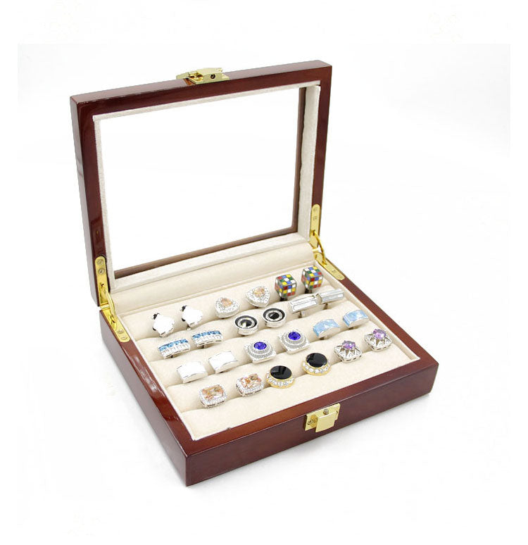 カフス専用・最高級木製保存ケース