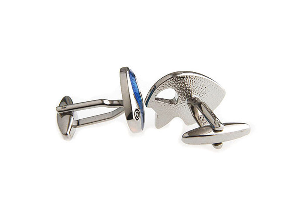 熱帯魚-ブルー-カフスボタン-青系-ブルー-男女-カフリングス-営業マン-おしゃれ-かわいい-結婚式-カジュアル-シンプル-スーツ-人気-プレゼント-ギフト-入園式-入学式-成人式