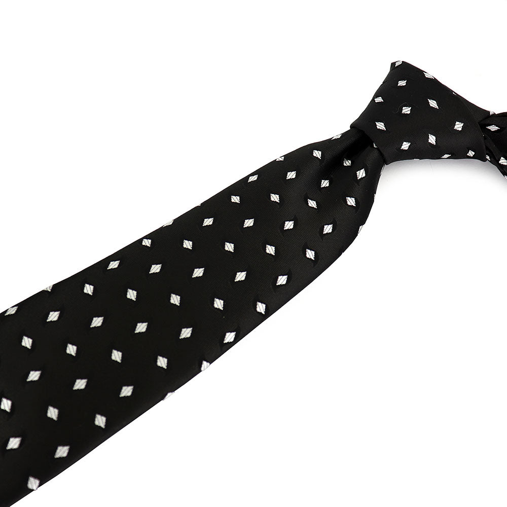 モチーフ-ネクタイ-ダイヤ柄-シルバー刺-可愛い-ユニーク-イベント-パーティ-プレゼント-ギフト-目立つ-季節-感-限定-主役-お祝い-華やか-リッチ-動物-美品-個性的-ご贈答-企画-営業