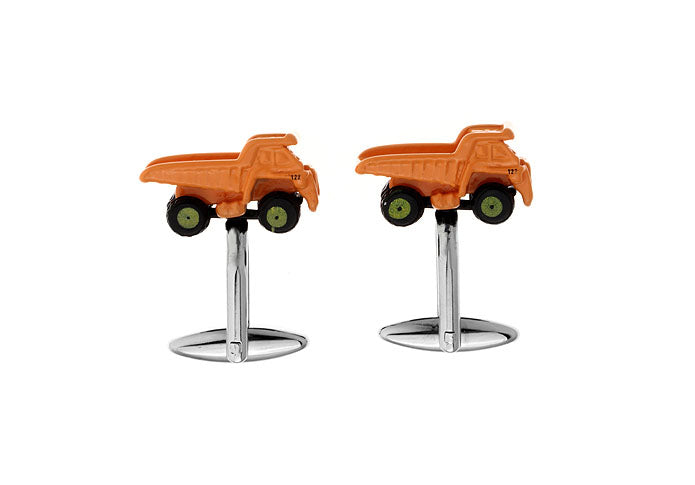 大型-ダンプ-カフスボタン-brown-働く車-男-カフリングス-ユニーク-ギフト-おもしろ-父の日-カフス専門店