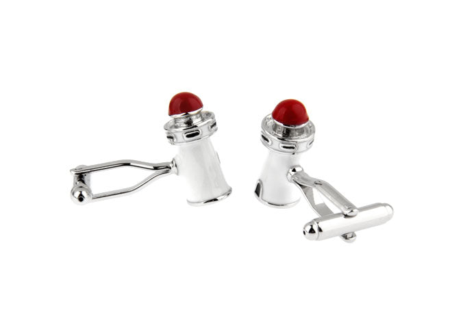 白い-灯台-カフリングス-白系-ホワイト-男女-カフリングス-営業マン-おしゃれ-かわいい-ユニーク-結婚式-カジュアル-シンプル-スーツ-人気-プレゼント-ギフト-入園式-入学式-成人式