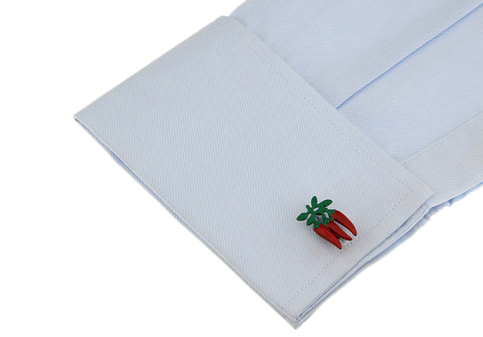 獅子唐-赤-x-緑-カフスボタン-赤系-レッド-男女-カフリングス-営業マン-おしゃれ-かわいい-結婚式-カジュアル-シンプル-ユニーク-スーツ-人気-プレゼント-ギフト-入園式-入学式-成人式