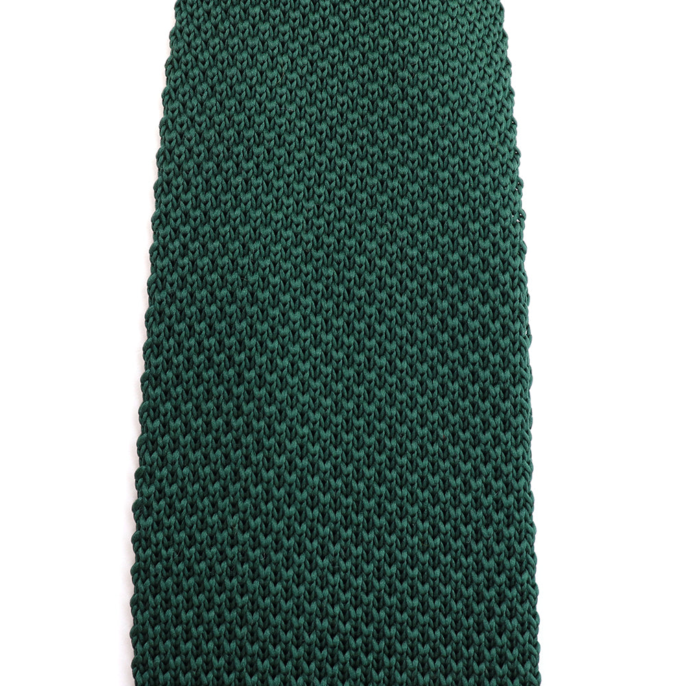 無地 ニット ネクタイ グリーン おしゃれ かわいい 結婚式 カジュアル シンプル スーツ 人気 プレゼント ギフト 幅7cm