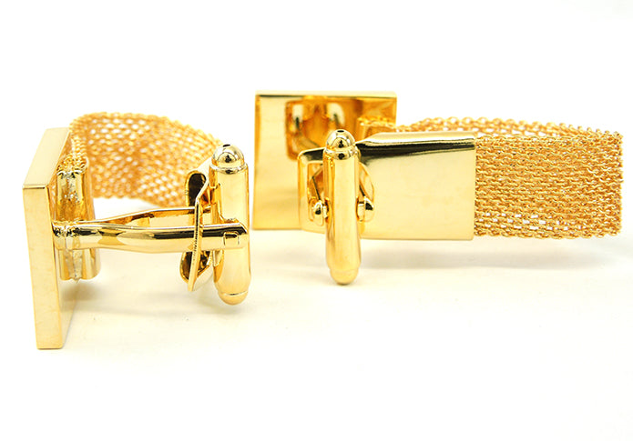 織金-網-ゴールド-金色-カフスボタン-ゴールド系-おしゃれ-男女-カフリングス-ゴージャス-フォーマル-結婚式-プレゼント-カフス専門店