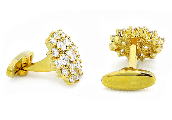 超-豪華-究極-きらきら-カフス-色-金-カフスボタン-ゴールド-ジュエル系-おしゃれ-男女-カフリングス-かわいい-シェル-プレゼント-大人気-成人式-卒業式-結婚式-カフス専門店