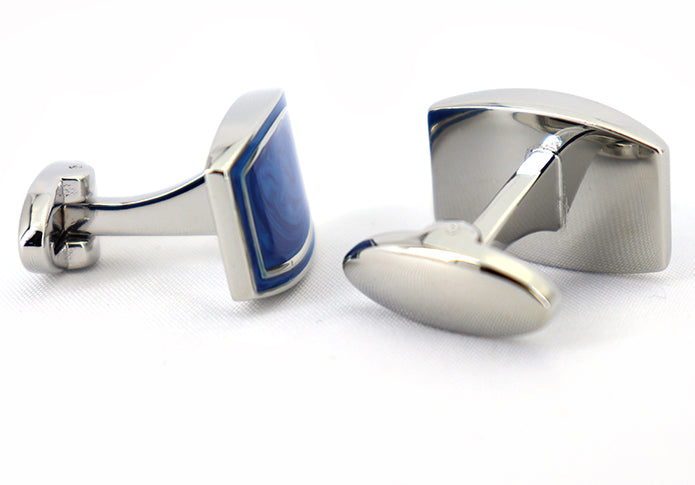 波紋の様-紋様-カフリングス-色-青色-カフスボタン-ブルー-クール-男女-おしゃれ-かわいい-結婚式-プレゼント-入園式-入学式-成人式-カフス専門店