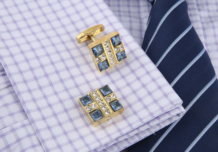 豪華-十字-ジュエリー-ゴールド-カフリングス-色-金色-カフスボタン-ゴールド-ジュエル系-男女-おしゃれ-かわいい-結婚式-プレゼント-入園式-入学式-成人式-カフス専門店