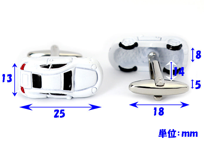 白い-スーパーカー-ホワイト-カフスボタン-ホワイト-男女-おすすめ-車-おしゃれ-男女-営業マン-結婚式-スーツ-人気-カフリングス-プレゼント-ギフト-入園式-入学式-成人式