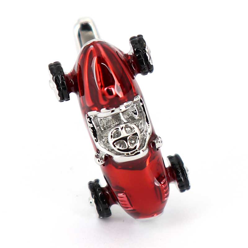 選べる3色レーシングカー-カフスボタン-グレー-ブルー-レッド-車-男女-カフリングス-大人気-プレゼント-おしゃれ-結婚式-カフスシルバー専門店