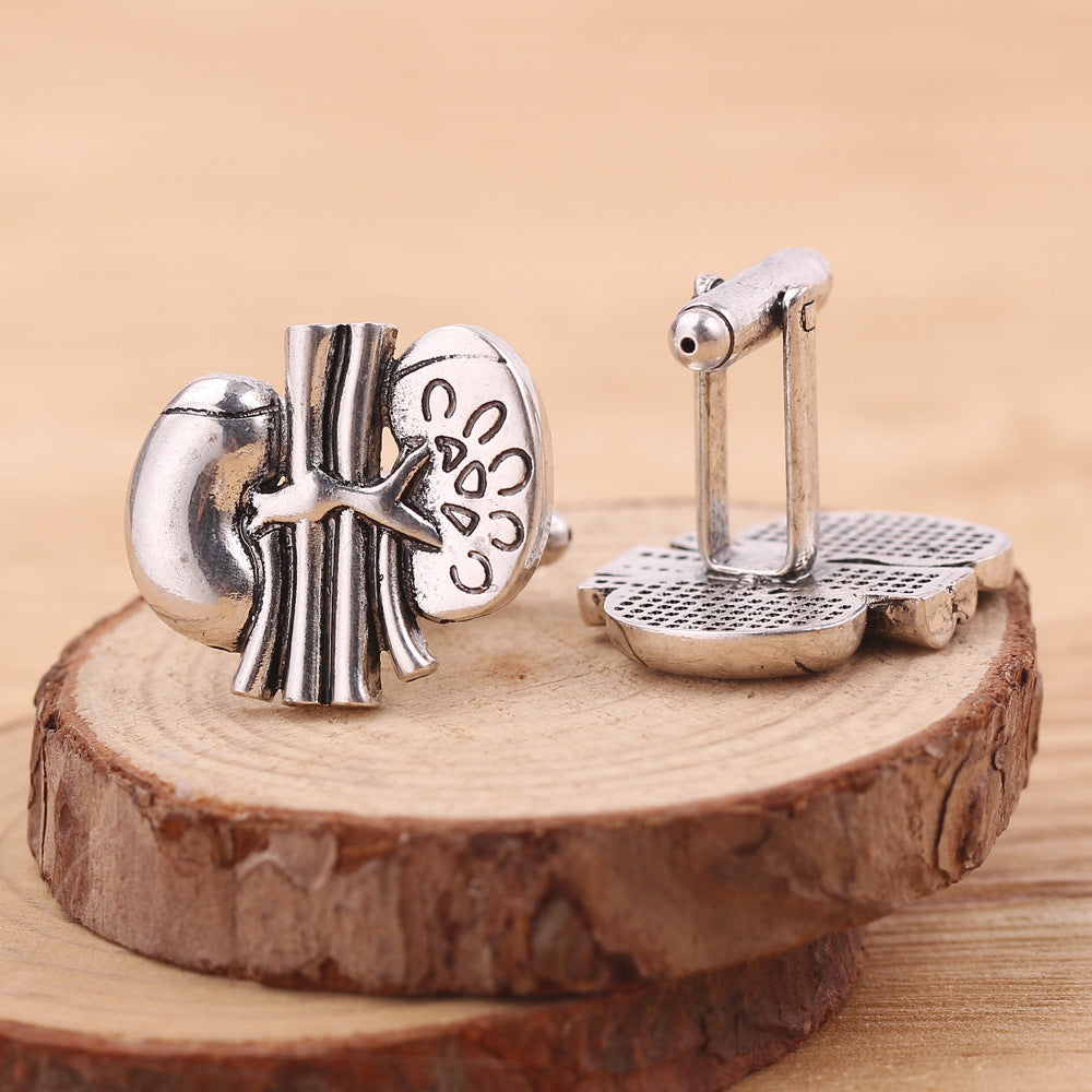 臓器-カフスボタン-人間-体-シルバー-おもしろ系-シルバー-おしゃれ-男女-プレゼント-ユニーク-大人気-成人式-卒業式-結婚式-カフス専門店