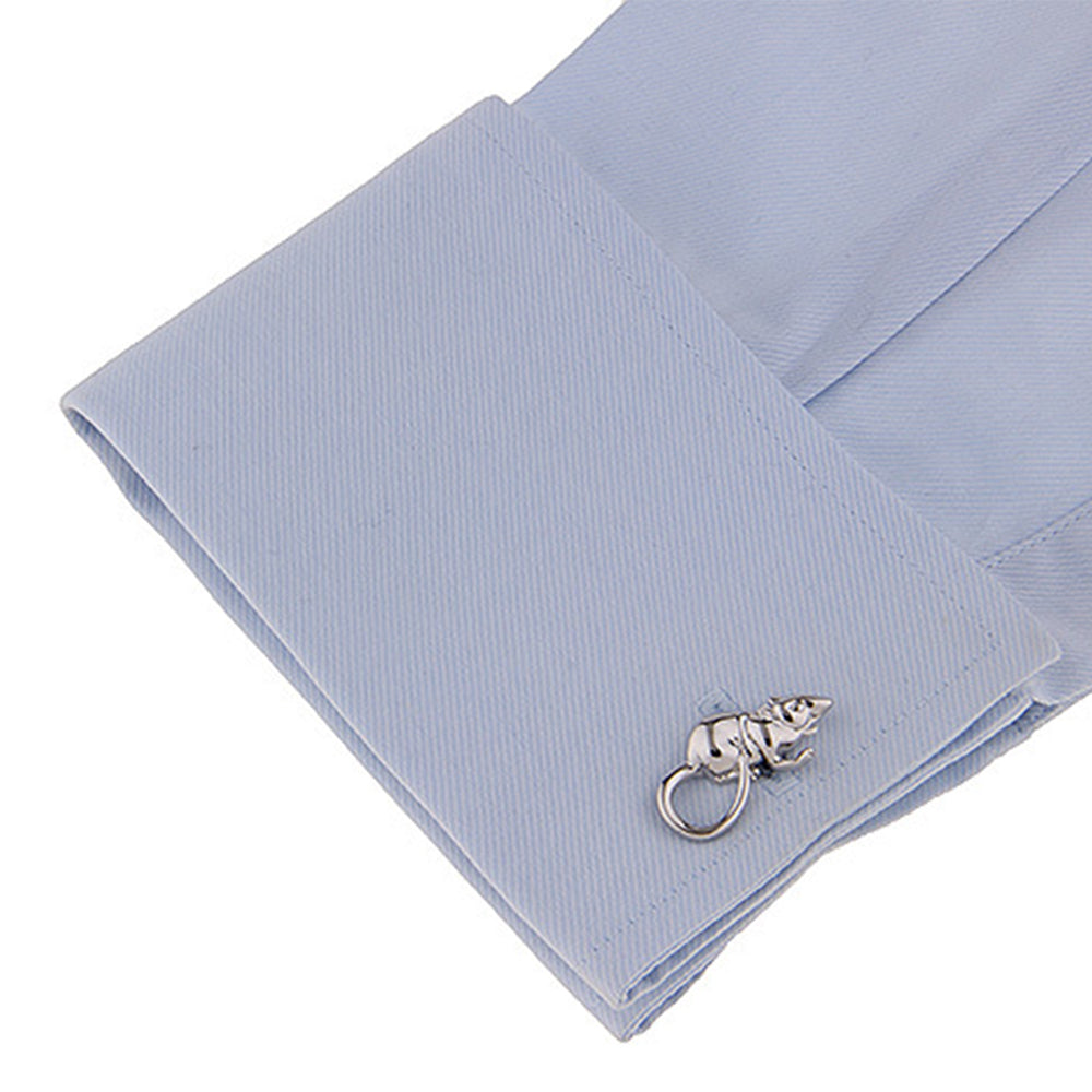 ねずみ マウス カフスボタン 動物 シルバー アニマル系 ユニーク 男女 カフリングス プレゼント おしゃれ かわいい 結婚式 カフス専門店