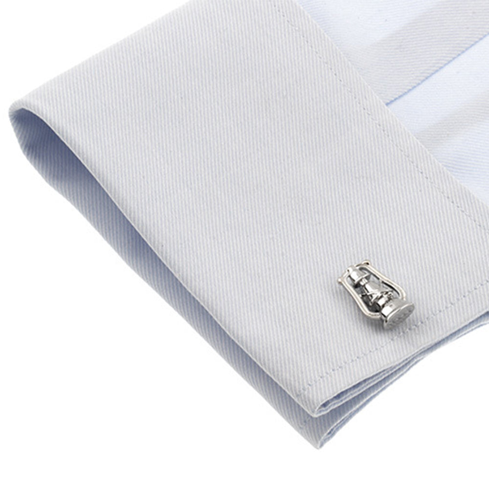 ランタン オイルランプ カフスボタン アウトドア キャンプ 趣味 シルバー 男女 スーツ 人気 プレゼント ギフト おしゃれ かわいい カフス専門店