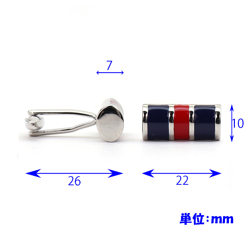 赤/青 ストライプ カフスボタン 男女 営業マン 個性 スーツ 人気 おしゃれ かわいい カジュアル プレゼント ギフト 入園式 入学式 成人式 カフス専門店