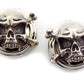 シルバーアクセサリー-立体-スカルヘット-迫力-満点-ボタンカバー-2個-セット-銀色-系-男女-営業マン-おしゃれ-かわいい-結婚式-カジュアル-シンプル-スーツ-人気-プレゼント-ギフト-入園式-入学式-成人式