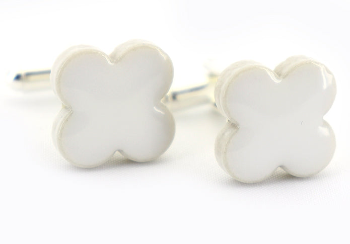 超特価-しろ-陶器-カフス-シリーズ-激安お値打ち-可愛い-柔らかい-印象