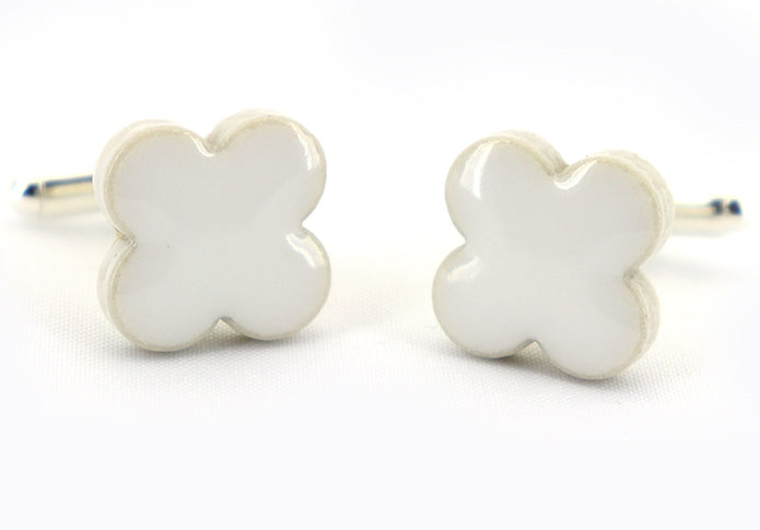 超特価-しろ-陶器-カフス-シリーズ-激安お値打ち-可愛い-柔らかい-印象