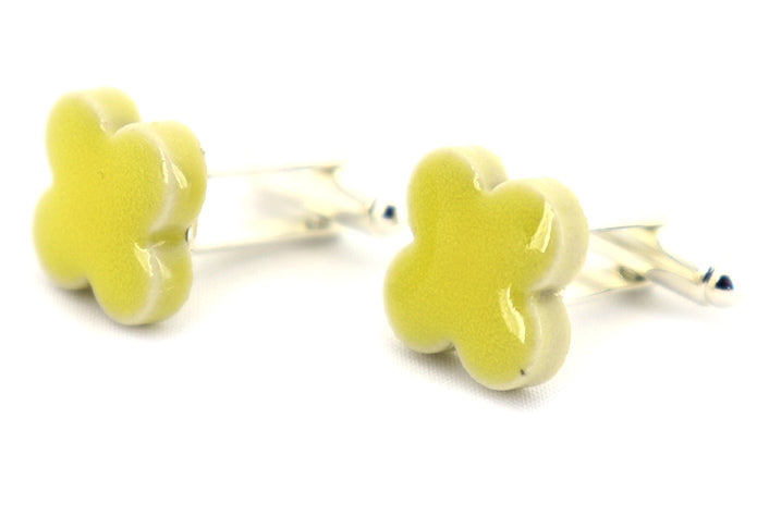 超特価-きいろ-陶器-カフス-シリーズ-激安お値打ち-可愛い-柔らかい-印象