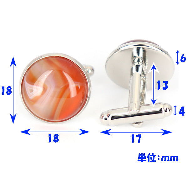 赤メノウ-カーネリアン-パワーストーンカフス-おすすめ-人気-プレゼント-成人式-結婚式-カフス専門店-ケース付-可愛い-ギフト-人気-男性-園式-父の日-彼氏-夫-入学式-成人式