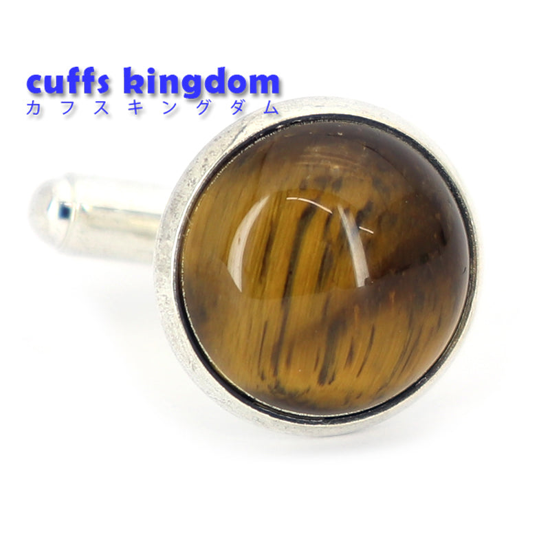 虎眼石-タイガーアイパワーストーンカフス-おすすめ-人気-プレゼント-成人式-結婚式-カフス専門店