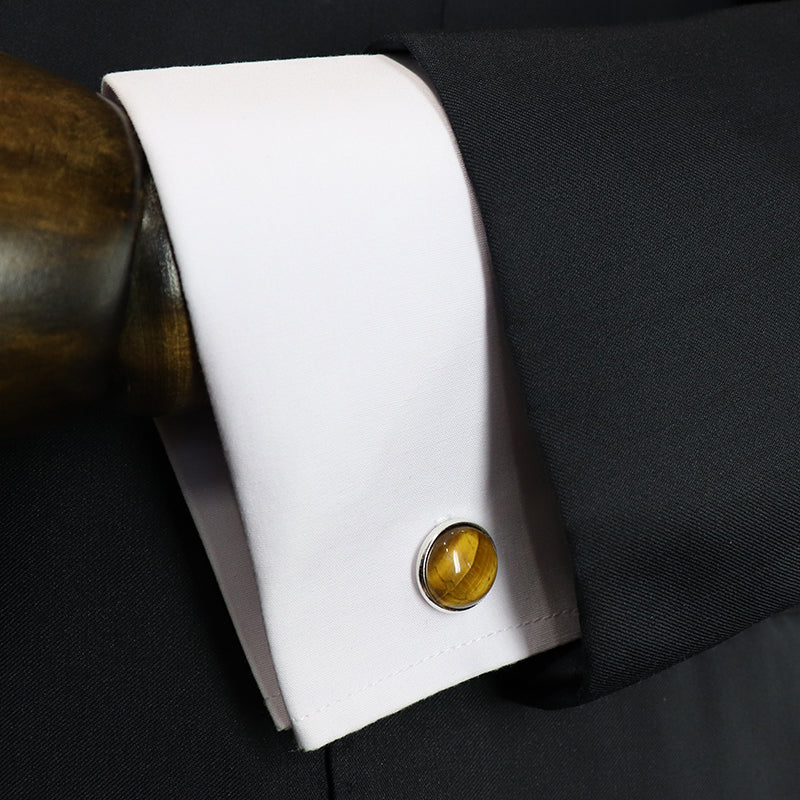 虎眼石-タイガーアイパワーストーンカフス-おすすめ-人気-プレゼント-成人式-結婚式-カフス専門店