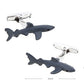 色付き-シャーク-灰色-動物-カフスボタン-グレー-魚-男-カフリングス-プレゼント-おしゃれ-ユニーク-人気-カフス専門店