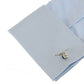 オオツノシカ-銀色-動物-カフスボタン-シルバー-アニマル系-ユニーク-男女-カフリングス-動物-プレゼント-おしゃれ-結婚式-カフス専門店