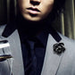 お洒落-スーツ-アクセ-薔薇のブローチ-黒-銀-色-ブラック-花-細工-ブローチ-男女-プレゼント-おしゃれ-エレガント-結婚式-カフス専門店