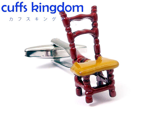 レッド-チェア-赤色-カフスボタン-レッド-おしゃれ-男女-カフリングス-個性-プレゼント-可愛い-大人気-結婚式-カフス専門店
