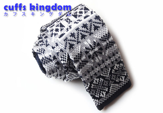 紺-グレイ-白-編み込み-ニットタイ-メリヤス編み-スッキリタイプ-スタイリッシュ系-シンプル-クール-男女-祝-おしゃれ-かわいい-結婚式-カジュアル-スーツ-人気-プレゼント-ギフト-入園式-入学式-成人式