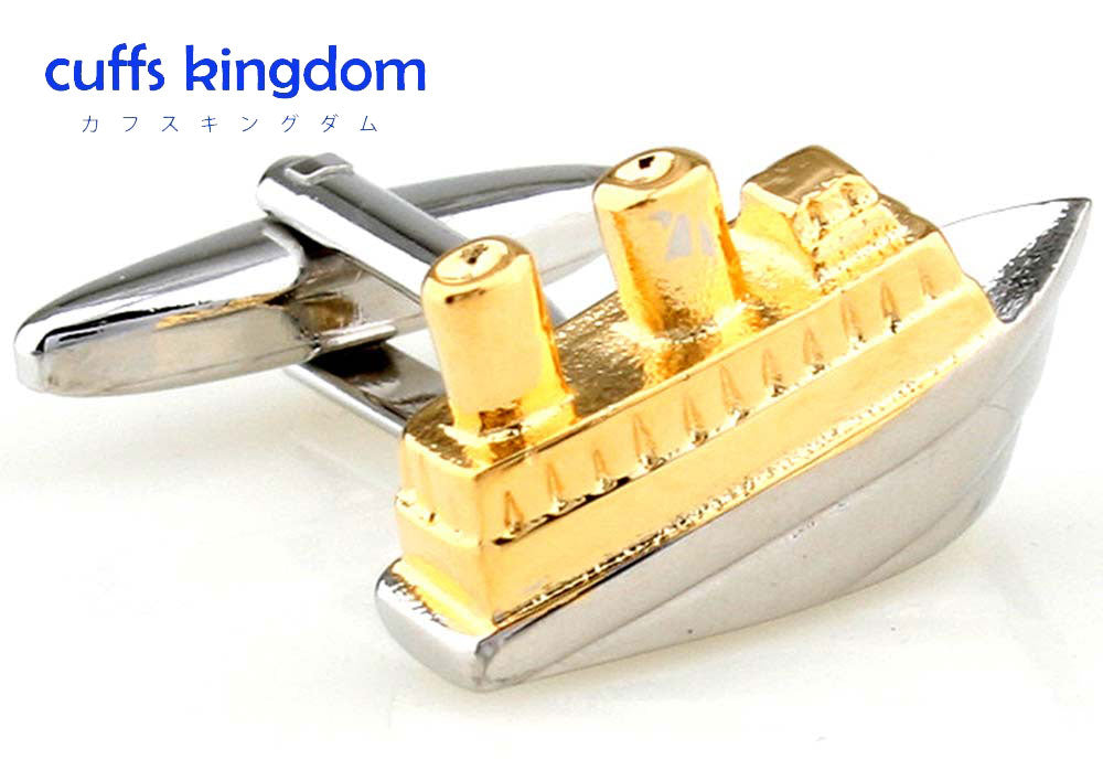 超-豪華-客船-カフスボタン-銀-系-シルバー-男女-カフリングス-営業マン-おしゃれ-かわいい-結婚式-カジュアル-シンプル-スーツ-人気-プレゼント-ギフト-入園式-入学式-成人式