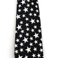 黒地-白-星-柄-ネクタイ-ポリエステル-100-全長-約-145ｃｍ-剣幅-約-5ｃｍ-おしゃれ-かわいい-結婚式-カジュアル-シンプル-スーツ-人気-プレゼント-ギフト-入園式-入学式-成人式