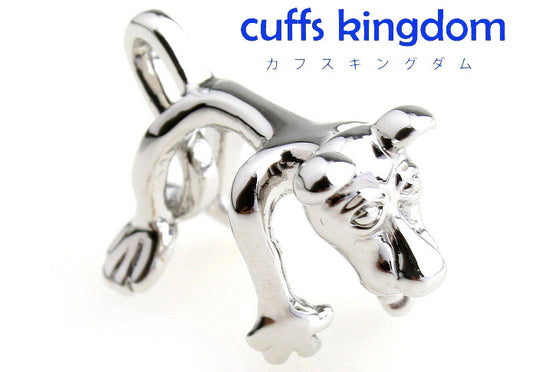 特殊-カフスボタン-犬の腹部で留めちゃいます-銀色系-男女-カフリングス-営業マン-おしゃれ-かわいい-結婚式-カジュアル-シンプル-スーツ-人気-プレゼント-ギフト-入園式-入学式-成人式