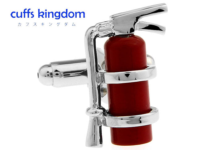 消火器-赤色-カフスボタン-赤-系-レッド-男女-カフリングス-営業マン-おしゃれ-かわいい-結婚式-カジュアル-シンプル-スーツ-ユニーク-人気-プレゼント-ギフト-入園式-入学式-成人式