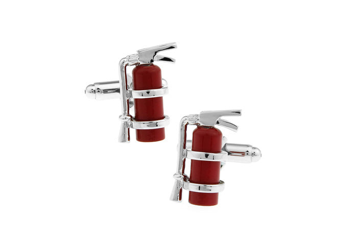 消火器-赤色-カフスボタン-赤-系-レッド-男女-カフリングス-営業マン-おしゃれ-かわいい-結婚式-カジュアル-シンプル-スーツ-ユニーク-人気-プレゼント-ギフト-入園式-入学式-成人式