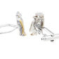 ペア-ペンギン-カフスボタン-銀色-系-男女-カフリングス-営業マン-おしゃれ-かわいい-結婚式-カジュアル-シンプル-スーツ-人気-プレゼント-動物-ギフト-入園式-入学式-成人式