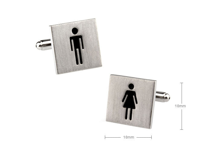 男女-標識-カフスボタン-銀色系-男女-カフリングス-営業マン-おしゃれ-かわいい-結婚式-カジュアル-シンプル-スーツ-人気-プレゼント-ギフト-入園式-入学式-成人式