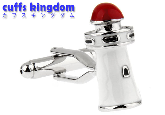 白い-灯台-カフリングス-白系-ホワイト-男女-カフリングス-営業マン-おしゃれ-かわいい-ユニーク-結婚式-カジュアル-シンプル-スーツ-人気-プレゼント-ギフト-入園式-入学式-成人式