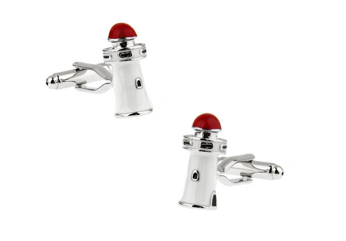 白い-灯台-カフリングス-白系-ホワイト-男女-カフリングス-営業マン-おしゃれ-かわいい-ユニーク-結婚式-カジュアル-シンプル-スーツ-人気-プレゼント-ギフト-入園式-入学式-成人式