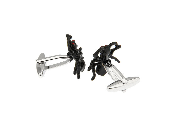 蟻-型-カフリングス-ブラック-カフスボタン-黒系-ブラック-男女-カフリングス-営業マン-おしゃれ-かわいい-結婚式-カジュアル-シンプル-スーツ-人気-プレゼント-ギフト-入園式-入学式-成人式