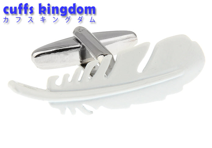 白い-フェザー-カフスボタン-白-系-ホワイト-男女-カフリングス-営業マン-おしゃれ-かわいい-結婚式-カジュアル-シンプル-スーツ-人気-プレゼント-ギフト-入園式-入学式-成人式