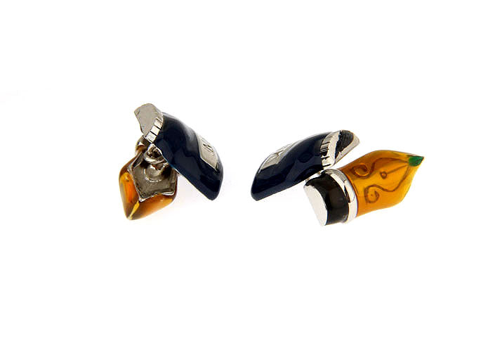 留め具-オシャレ-万年筆-インク-カフスボタン-青系-ブルー-男女-カフリングス-営業マン-おしゃれ-かわいい-結婚式-カジュアル-ユニーク-スーツ-人気-プレゼント-ギフト-入園式-入学式-成人式-父の日