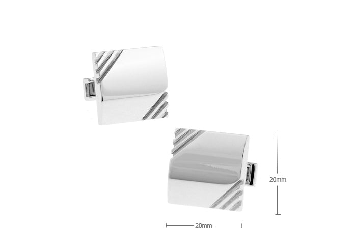 ビジネス-スクエアー-シルバー-カフスボタン-銀色系-男女-カフリングス-営業マン-おしゃれ-かわいい-結婚式-カジュアル-シンプル-スーツ-人気-プレゼント-ギフト-入園式-入学式-成人式